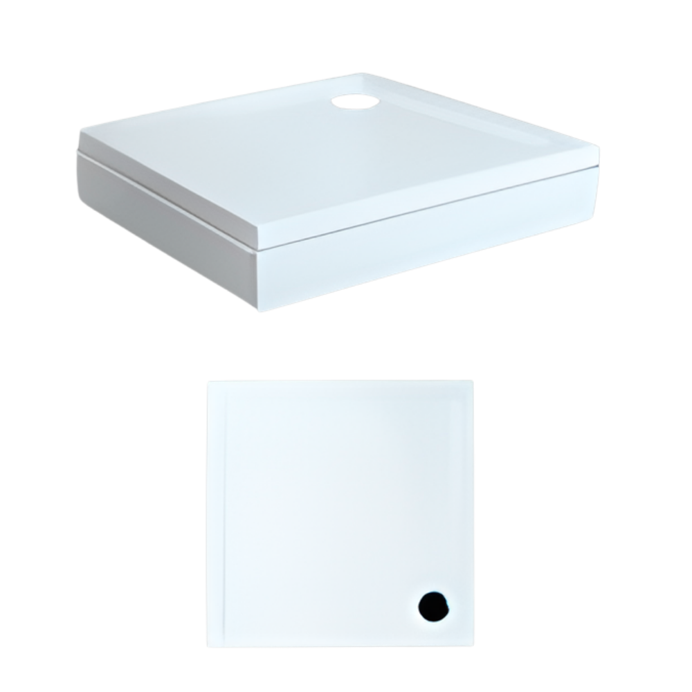 Kare Panelli Duş Teknesi H:17 Cm