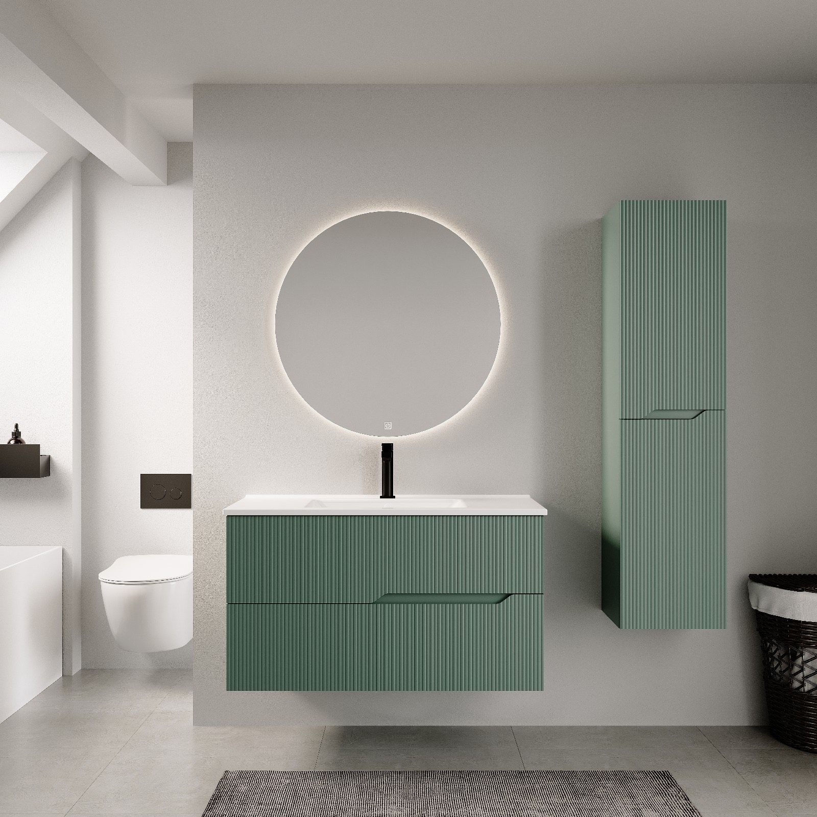 Tiran Banyo Dolabı 100