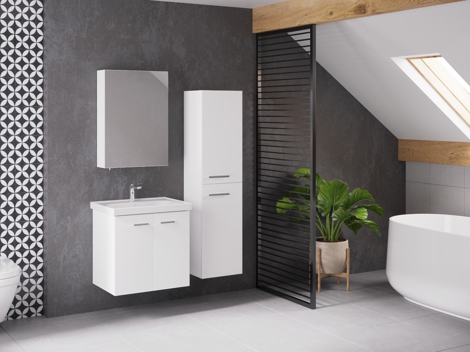 Terra  Banyo Dolabı 65