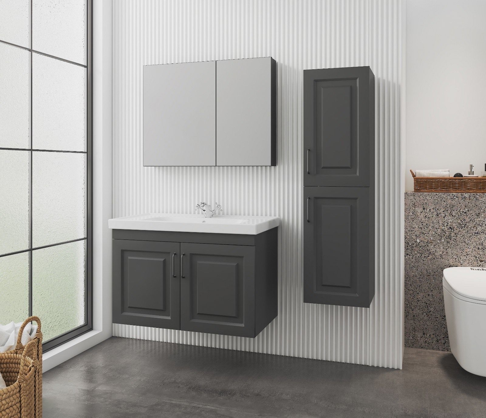 Royal Banyo Dolabı 90