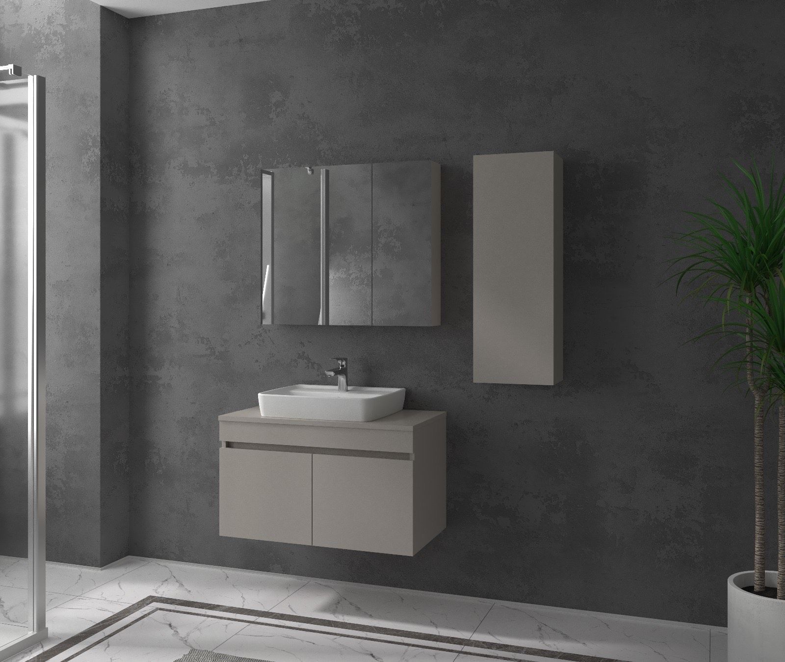 Etna Banyo Dolabı 80