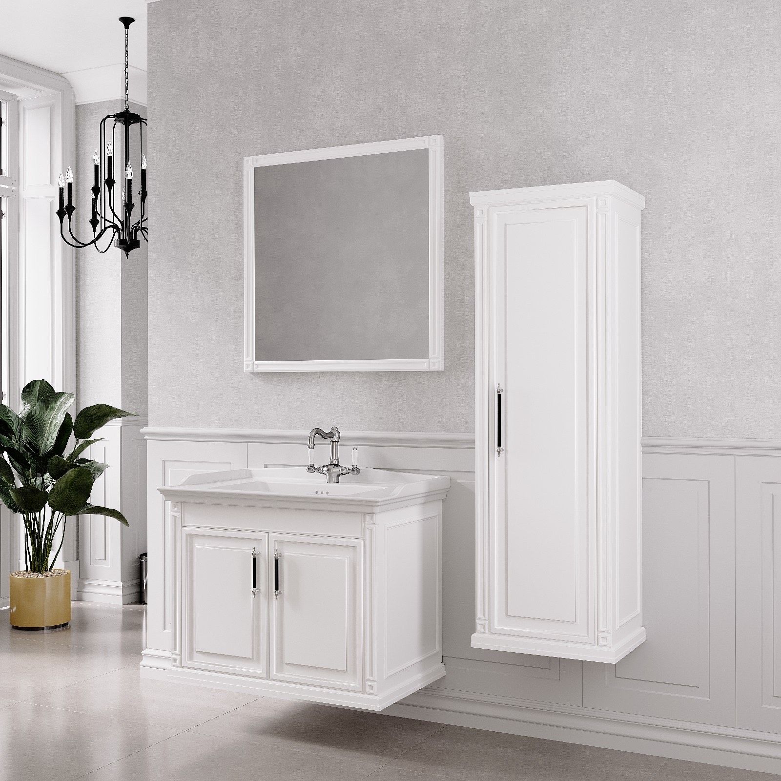 Albatros Banyo Dolabı 80