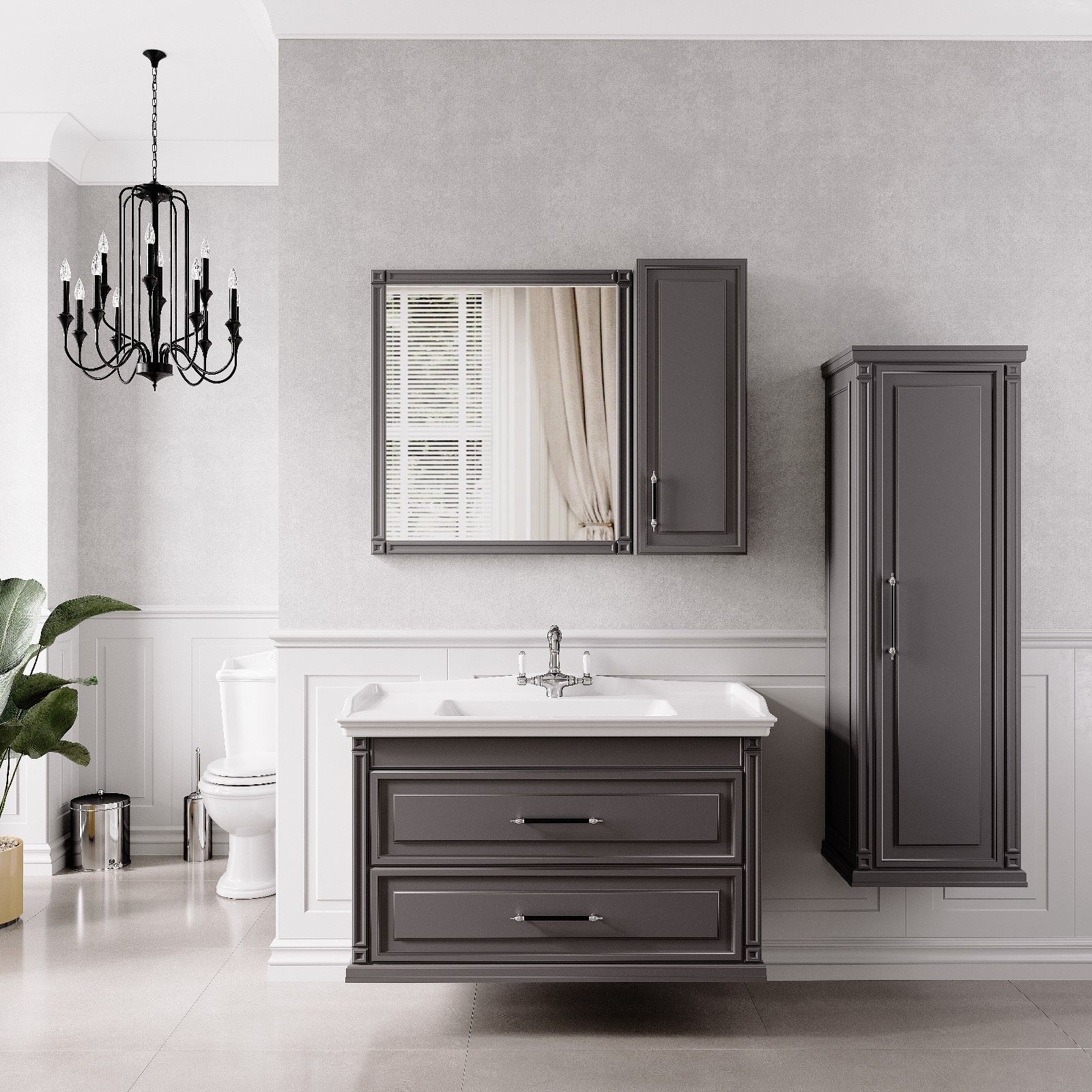 Albatros Banyo Dolabı 100