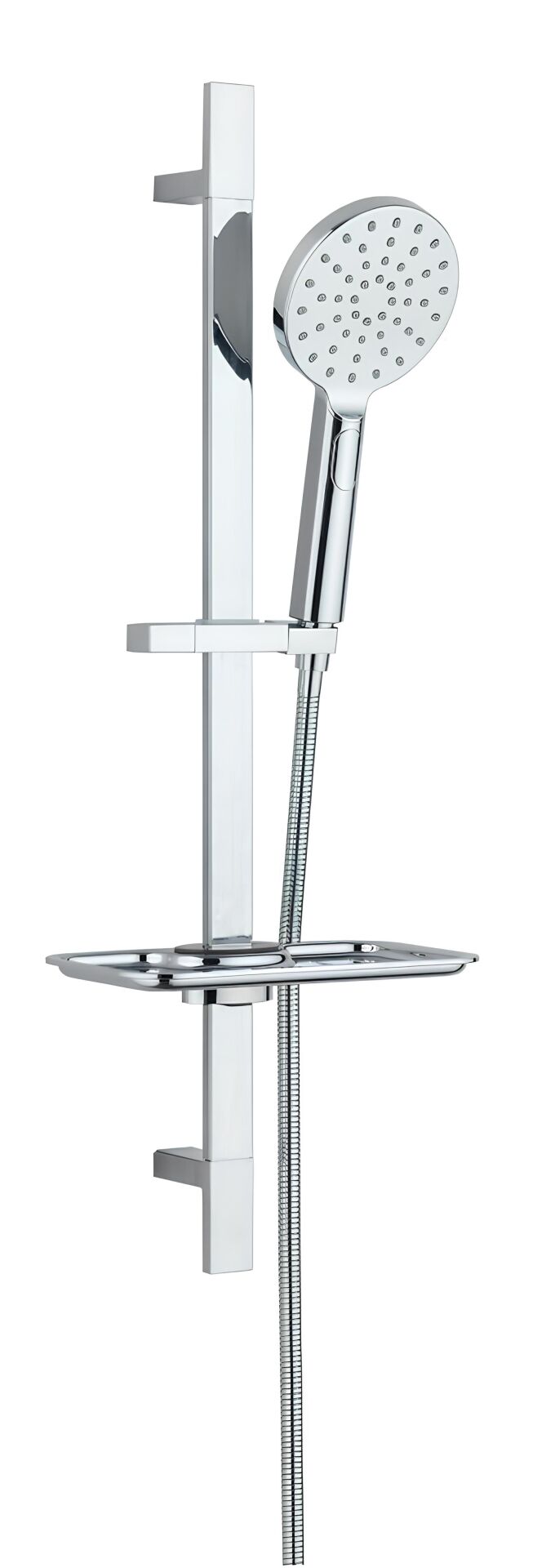 Capri Premium Kare Borulu Hareketli Sürgülü Duş Seti Üst Takımı