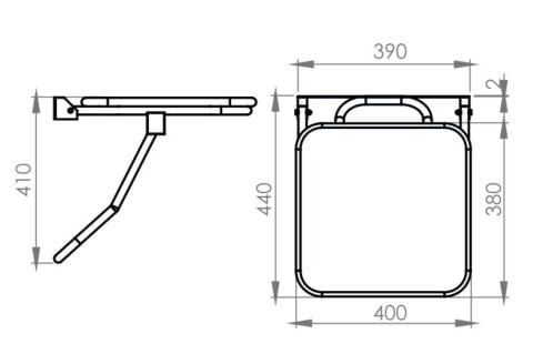 Plastik Duş Oturağı