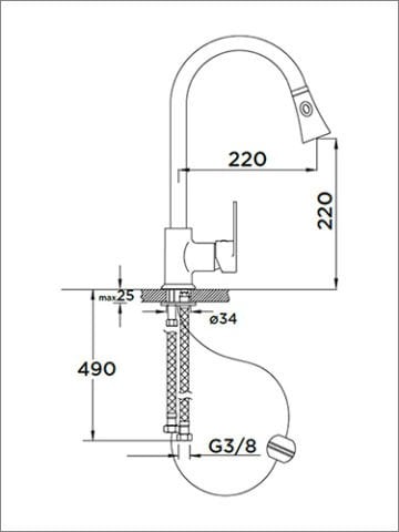 Tek Gövde Spiralli Eviye Bataryası