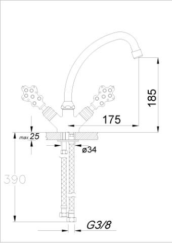 Osmanlı Tek Gövde Eviye Bataryası