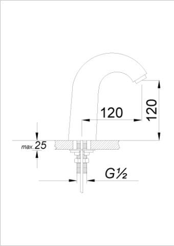 Fotoselli Lavabo Bataryası (Tek Girişli)