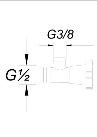 Krom kapaklı Taharet Musluğu