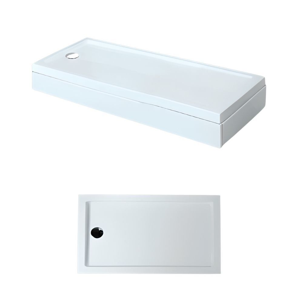 Dikdörtgen Panelli Duş Tekneleri H: 17 cm