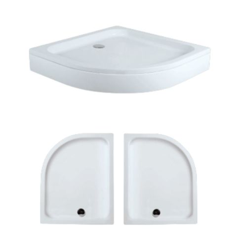 Asimetrik Oval Panelli Duş Teknesi H:17 90*100
