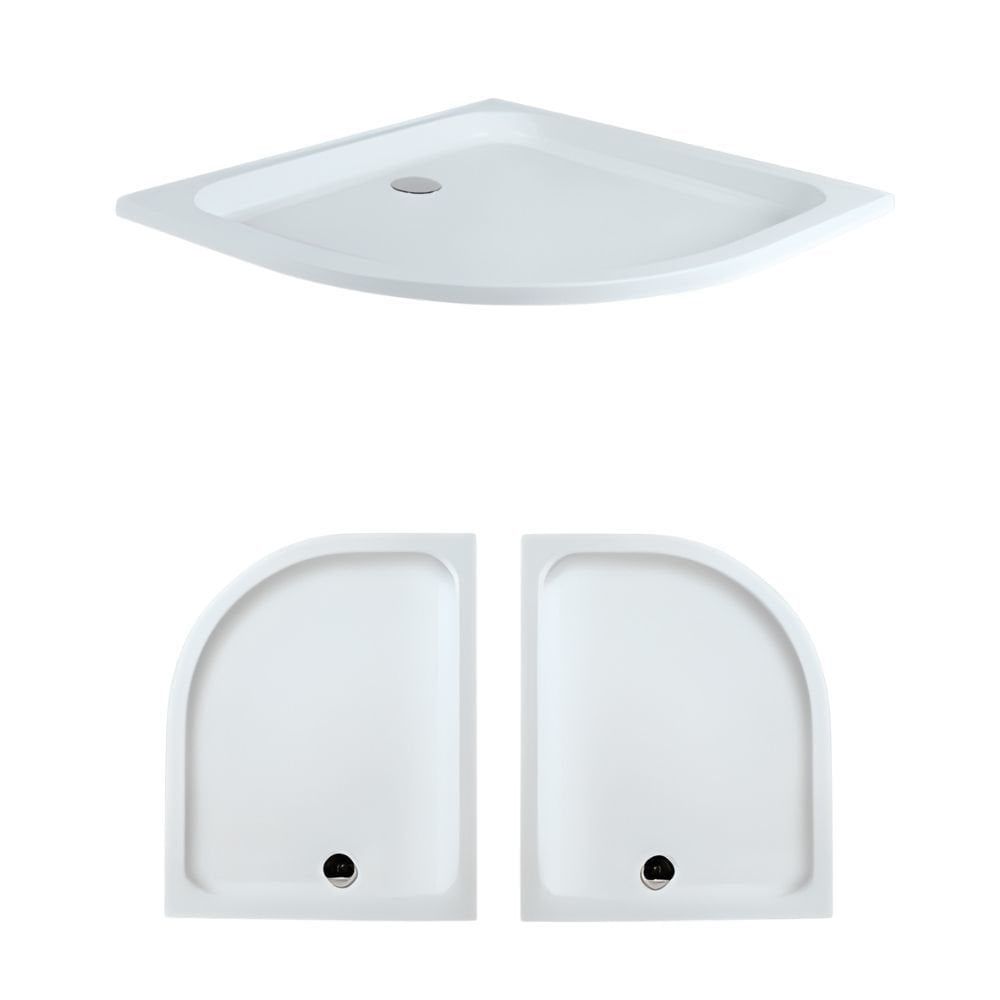 Asimetrik Oval Flat Duş Teknesi H:6 80*120