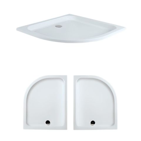 Asimetrik Oval Flat Duş Teknesi H:6 80*120