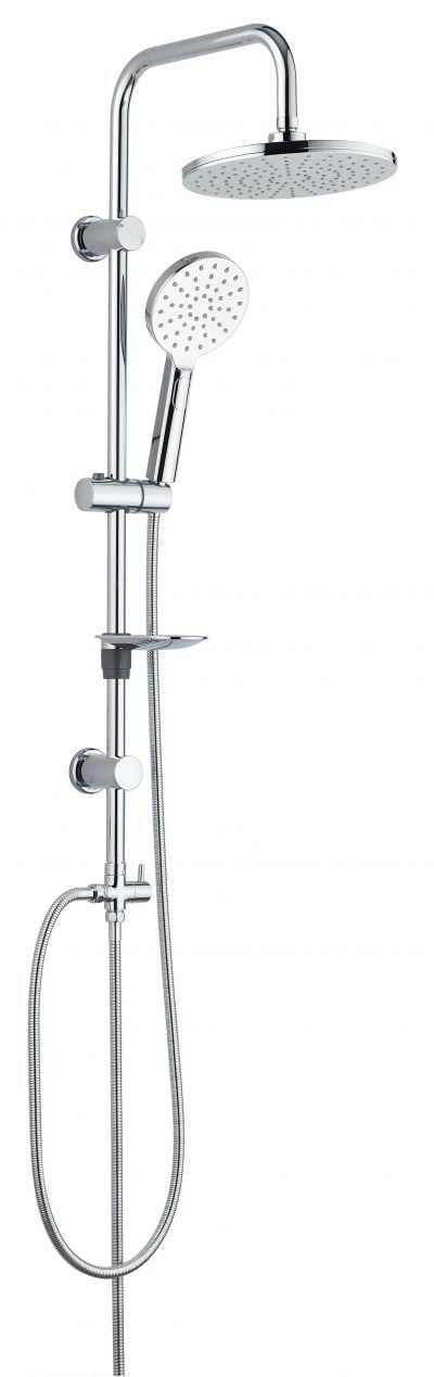 Capri Premium Yuvarlak Krom Yağmur Duş Sistemi