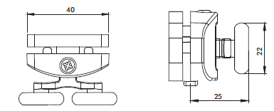 014-015 Metal Elips Üst Rulman 4 Adet Alt 4 Adet Üst