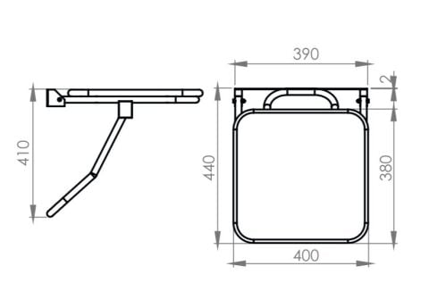 Ahşap Duş Oturağı