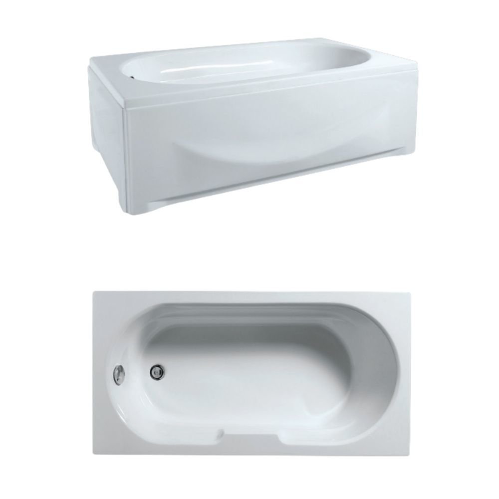Dikdörtgen Düz Mini Klasik Küvetler H:46 Cm 70*140
