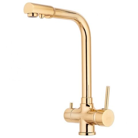 Arıtma Tek Gövde Eviye Bataryası Altın