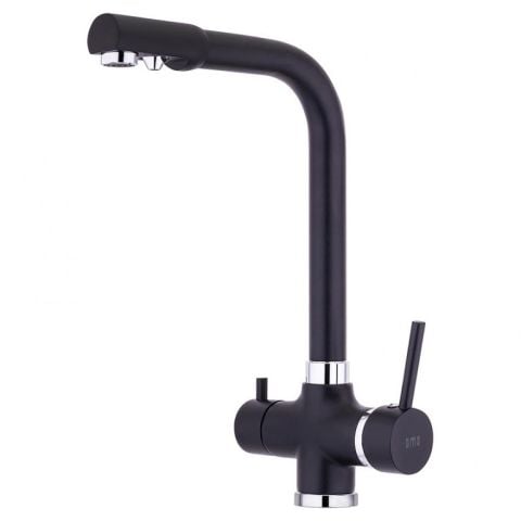 Arıtma Tek Gövde Eviye Bataryası Siyah