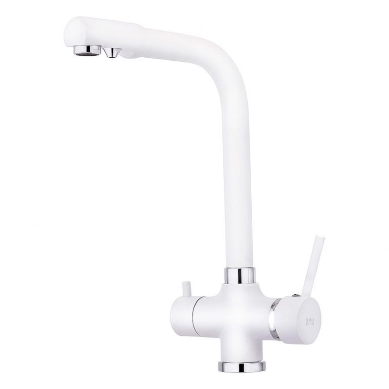 Arıtma Tek Gövde Eviye Bataryası Beyaz