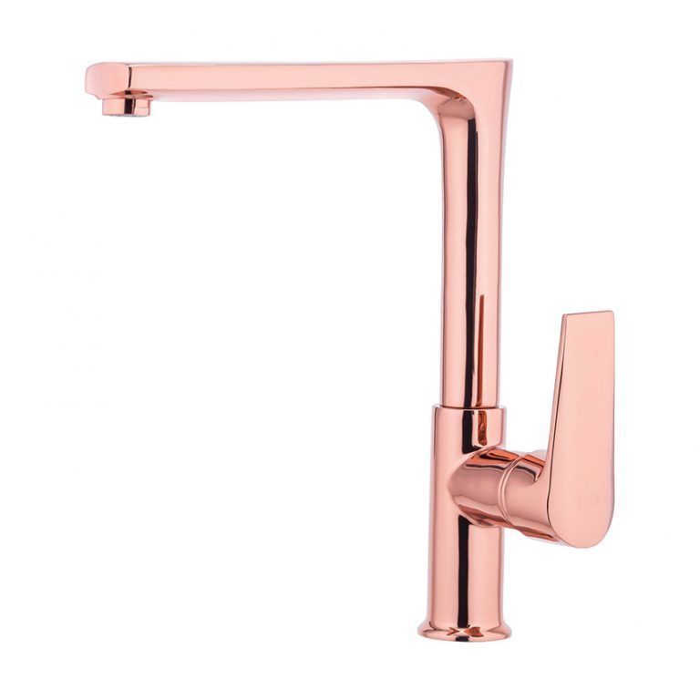 Tek Gövde Eviye Bataryası Rose Altın