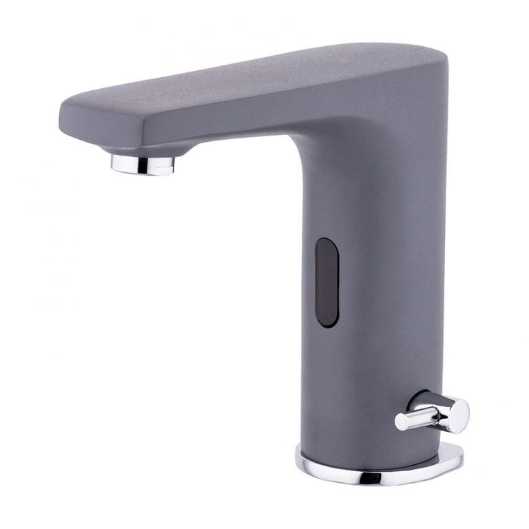 Fotoselli Lavabo Bataryası Gri (Çift Girişli)
