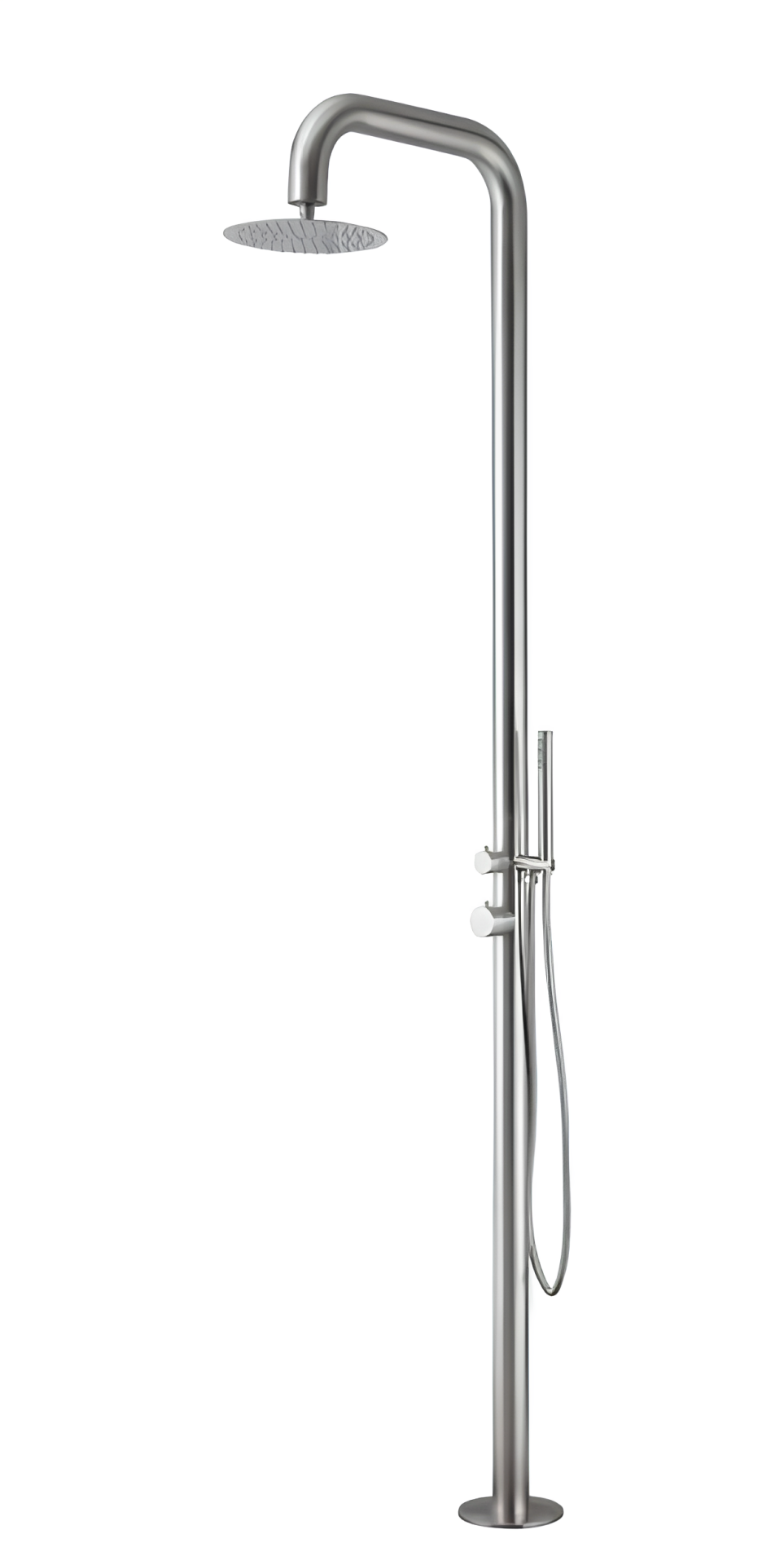 Bahçe Havuz Sahil Duş Sistemi Krom Paslanmaz Çelik